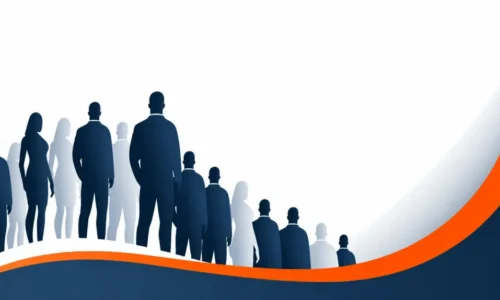 Corporate Silhouettes on Layered Waves